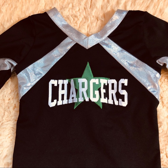 Chargers Cheerleaders Outfit 2 Pc - Picture 3 of 7